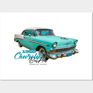 1956 Chevrolet Bel Air Hardtop Coupe Posters and Art